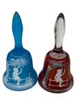 Group of Mary Gregory Glass