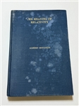 Albert Einstein "The Meaning of Relativity" First American Edition