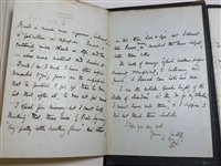 London Lyrics by Frederick Locker 1868 Signed by Author with Handwritten Letters