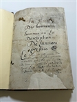 Manuscript on America and the World Handwritten French 1644 