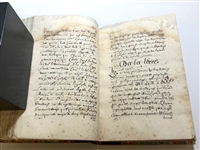 Manuscript on America and the World Handwritten French 1644 