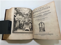 Tooneel Des Menschelikken Levens Gulden Winkel by Joost Van Den Vondel 1699 First Edition Full Leather Boards