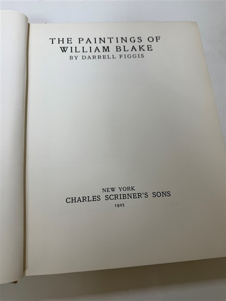 "Paintings of William Blake" 1925 First Edition with Dust Jacket