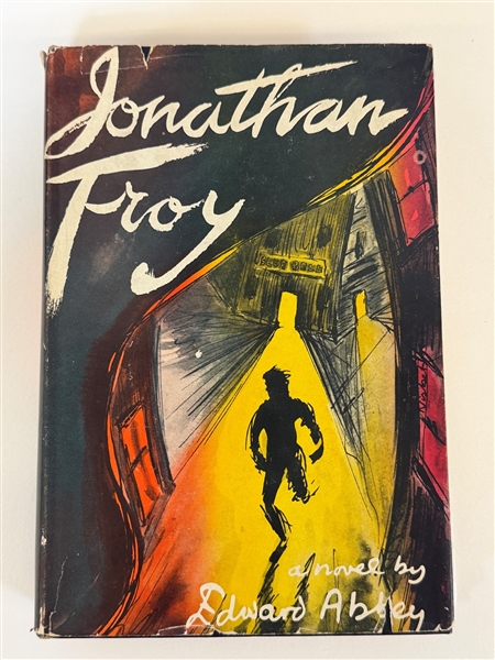 "Jonathan Troy" by Edward Abbey 1954 First Edition with Non Price Clipped Dust Jacket