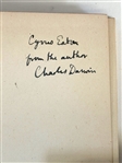 The Next Million Years by Charles Darwin 1952 First Edition Signed by Darwin