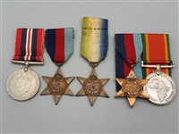 (5) World War II British, Africa Medals