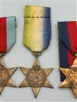 (5) World War II British, Africa Medals