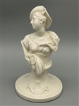 (4) 18th Century F.A. Bustelli Nymphenburg Porcelain White Busts 
