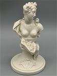 (4) 18th Century F.A. Bustelli Nymphenburg Porcelain White Busts 