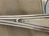 1903-1910 WMF Wurttembergische Silver Plate Fish Service Set In Original Case