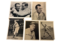 (2) 1936 R311 National Chicle Premium, Picture Pack Photos, Celluloid Pencil Topper Baseball Players