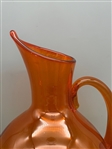 Blenko Glass Tall Amberina Pitcher