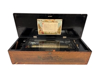 Swiss Cylinder Music Box 13" Cylinder