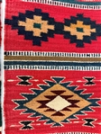(2) Small Mexican Zapotec Style Motif Textiles