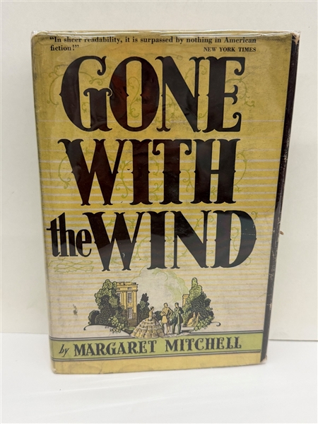 "Gone With the Wind" Margaret Mitchell 1936 First Edition Second Issue With Dust Jacket