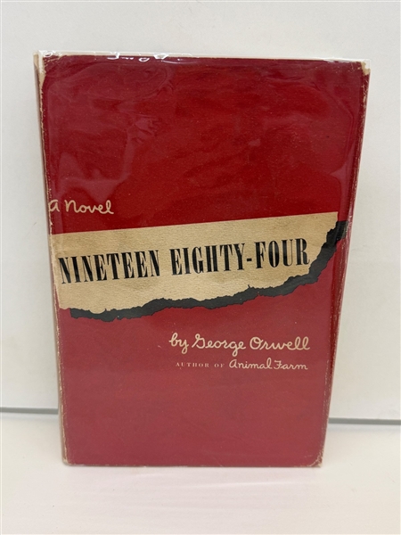 "1984" by George Orwell 1949 First Edition with Dust Jacket