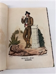 Costumes From Around the World Circa 1820 Incredible Hand Colored Pages of Costumes