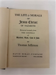 Thomas Jefferson The Jefferson Bible; The Life and Morals of Jesus of Nazareth With Slip Cover 1946