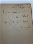 C. Victor Stahl The Sinking of the Titanic 1915 First Edition Inscribed and Signed by Author