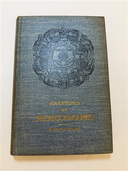 Arthur Conan Doyle "Adventures of Sherlock Holmes" 1892 First Edition Second Issue