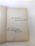 James C. Carter Law: It's Origin Growth and Function 1907 First Edition Book given to H.R. Blythe the Poet From the Author's Son