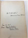 James C. Carter Law: It's Origin Growth and Function 1907 First Edition Book given to H.R. Blythe the Poet From the Author's Son