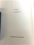 James C. Carter Law: It's Origin Growth and Function 1907 First Edition Book given to H.R. Blythe the Poet From the Author's Son