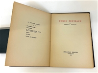 James Joyce Pomes Penyeach 1931 First Edition Limited of 100 Copies