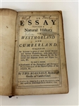 Thomas Robinson An Essay Towards a natural History of Westmoreland and Cumberland 1709 First Edition