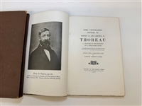 Henry D. Thoreau Some Unpublished Letters of Henry D. & Sophia E. Thoreau 1899 First Edition 