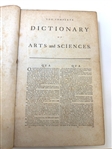 Temple Henry Croker The Complete Dictionary of Arts and Sciences 1766