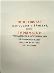 Pismo State v Obrazoch (Holy Scriptures in Pictures) 1936 First Edition