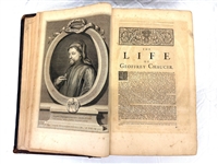 John Urry The Works of Geoffrey Chaucer 1721 Full Leather Folio