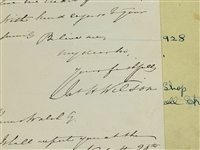 James Holbert Wilson Temple Bar the City of Golgotha 1853 First Edition with Hand Written Letter