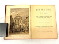 James Holbert Wilson Temple Bar the City of Golgotha 1853 First Edition with Hand Written Letter