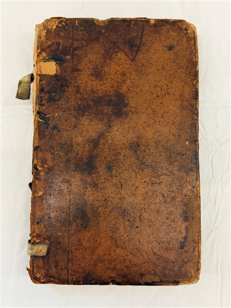 T. Bocalini "Advertisements From Parnassus" 1659 Leather Binding