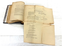 The Paston Letters A.D. 1787 With Beautiful Hand Colored Illustrations