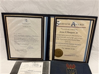 A Tuskegee Collection of Memorabilia for Airman James Thompson