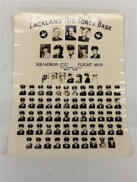 1950 Lackland Air Force Base Squadron 3727 Photograph