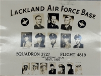 1950 Lackland Air Force Base Squadron 3727 Photograph