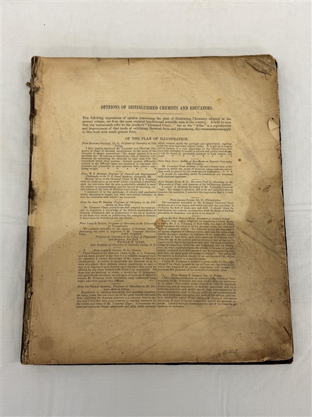 1851 Chemical Atlas by Edward Youmans
