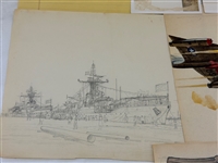 Edward Dobrotka Work Drawings for the United States Army