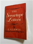 "Screwtape Letters" by C.S. Lewis 1943 First Edition Second Issue With Dust Jacket