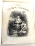 Family Bible 1869 Full Ornate Tool Leather Boards