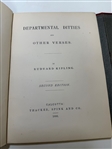 Departmental Ditties by Rudyard Kipling 1886 Second Edition with Original Silpcase