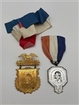(2) Early Rare Medals; Frederick Wm. Steuben in Sterling, Cuyahoga Centennial 1910
