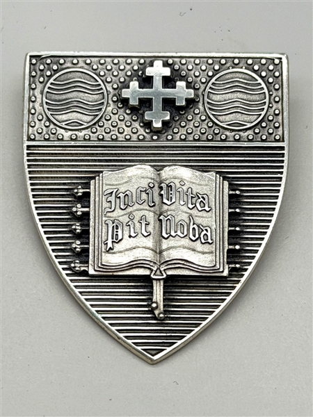 Wellesley College Sterling Silver Emblem Brooch