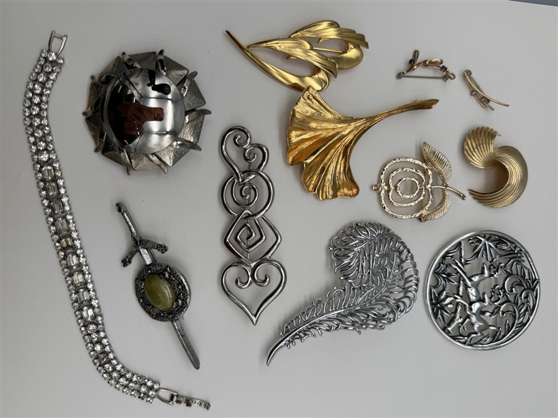Group of Gold Filled and Costume Jewelry