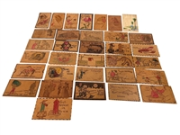 (33) Leather Postcards