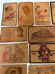(33) Leather Postcards